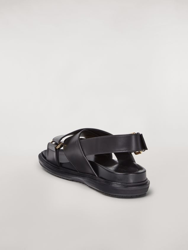 Fussbett Marni Criss-cross fussbett in calfskin Woman