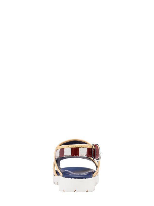 Sandals Marni Two-tone calfskin sandal Woman