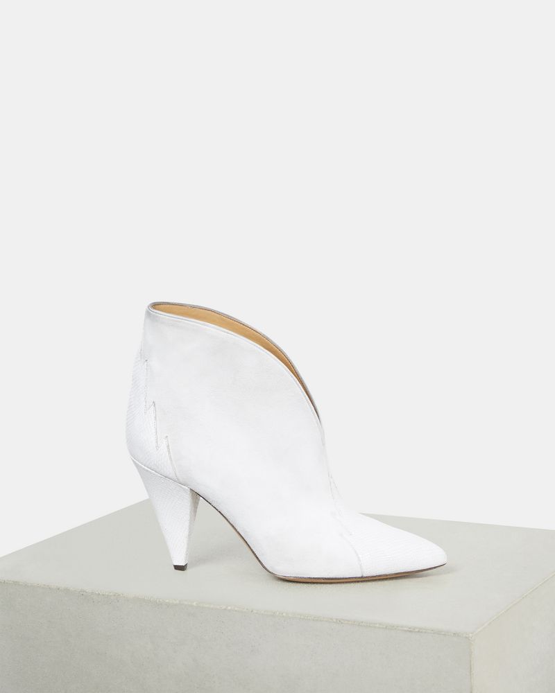 white isabel marant boots