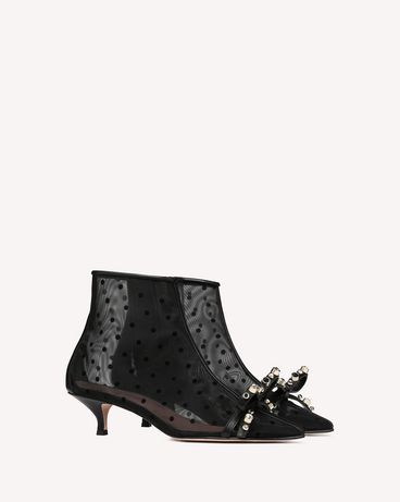 REDValentino GEOMETRIC BOW BOOTIE