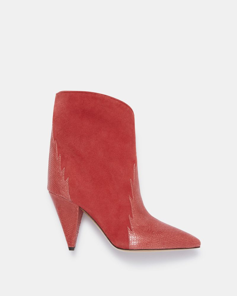 isabel marant boots red