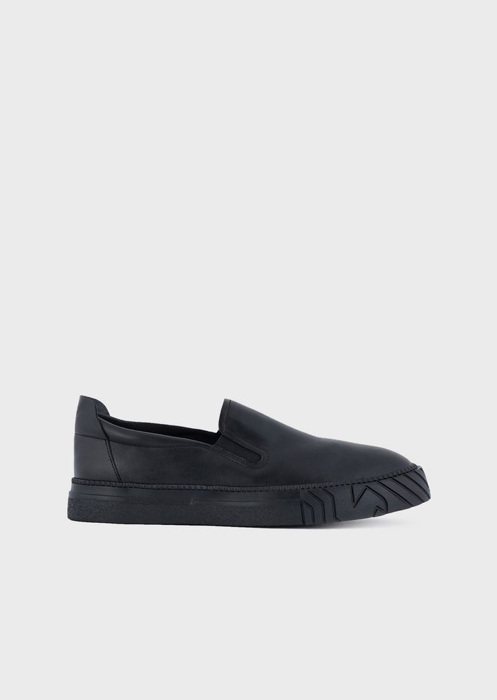Slip-Ons aus Leder Slip-Ons aus Leder