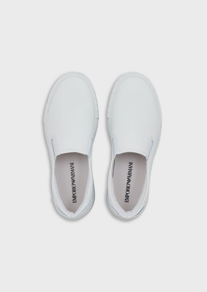 Slip-Ons aus Leder Slip-Ons aus Leder