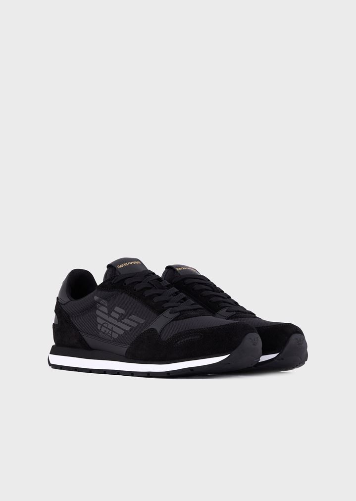 Suede sneakers with side logo Suede sneakers with side logo
