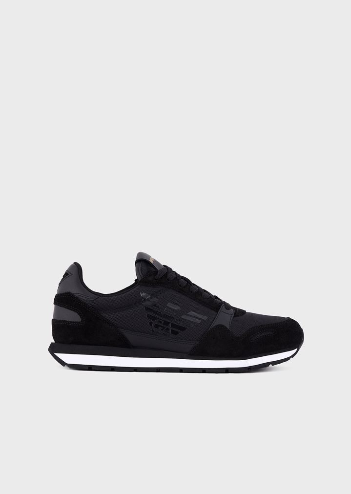 Suede sneakers with side logo Suede sneakers with side logo