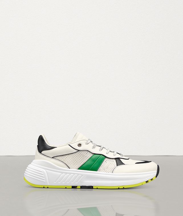 BOTTEGA VENETA SPEEDSTER SNEAKER IN CALF LEATHER AND MESH Trainers Woman fp