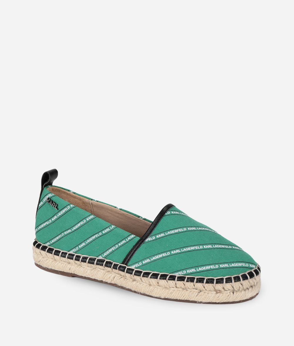 KARL LAGERFELD Kamini Espadrilles mit Streifenlogo Espadrillas Damen f