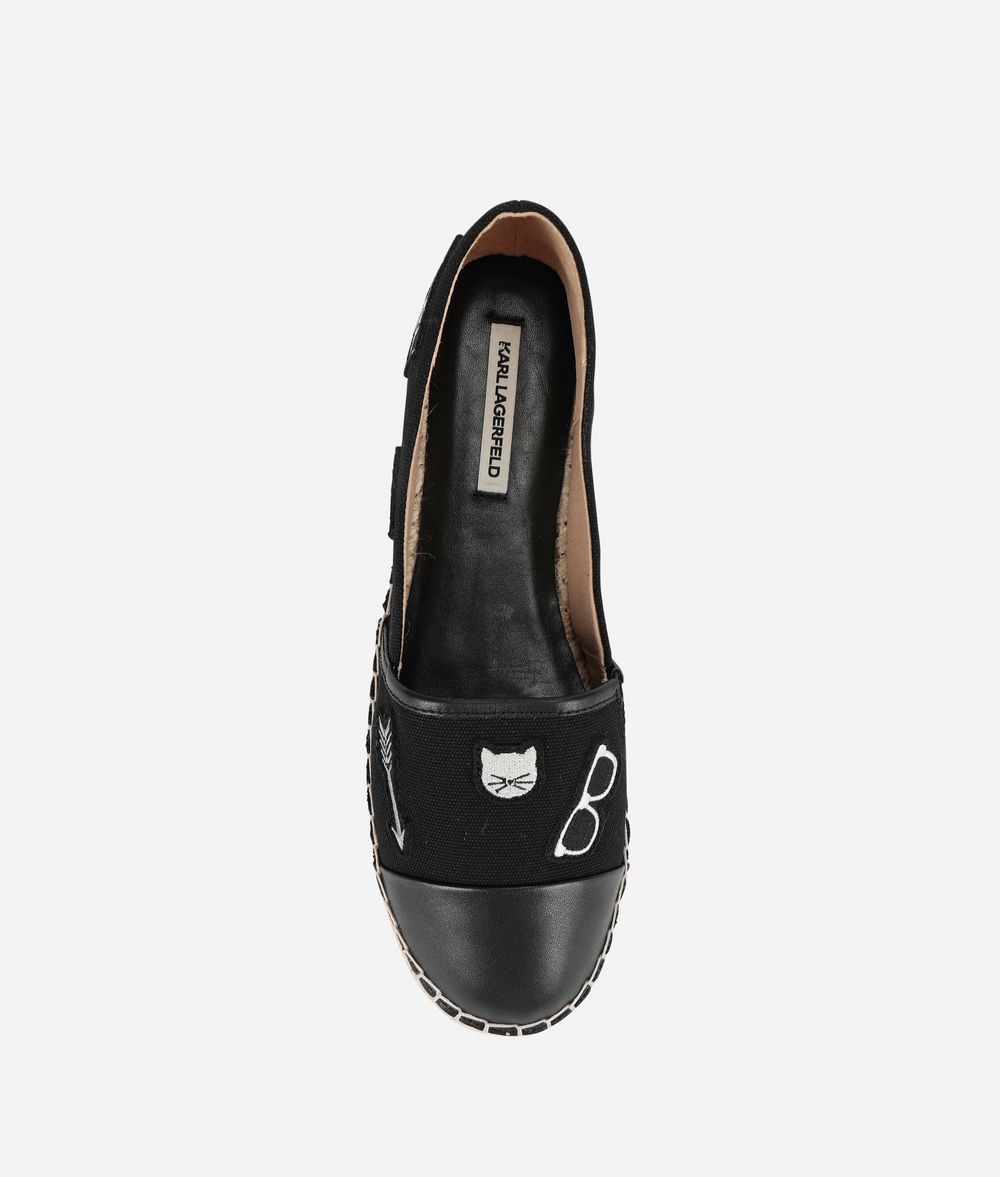 KARL LAGERFELD K/Pins Kamini Espadrilles Sandalen Damen d