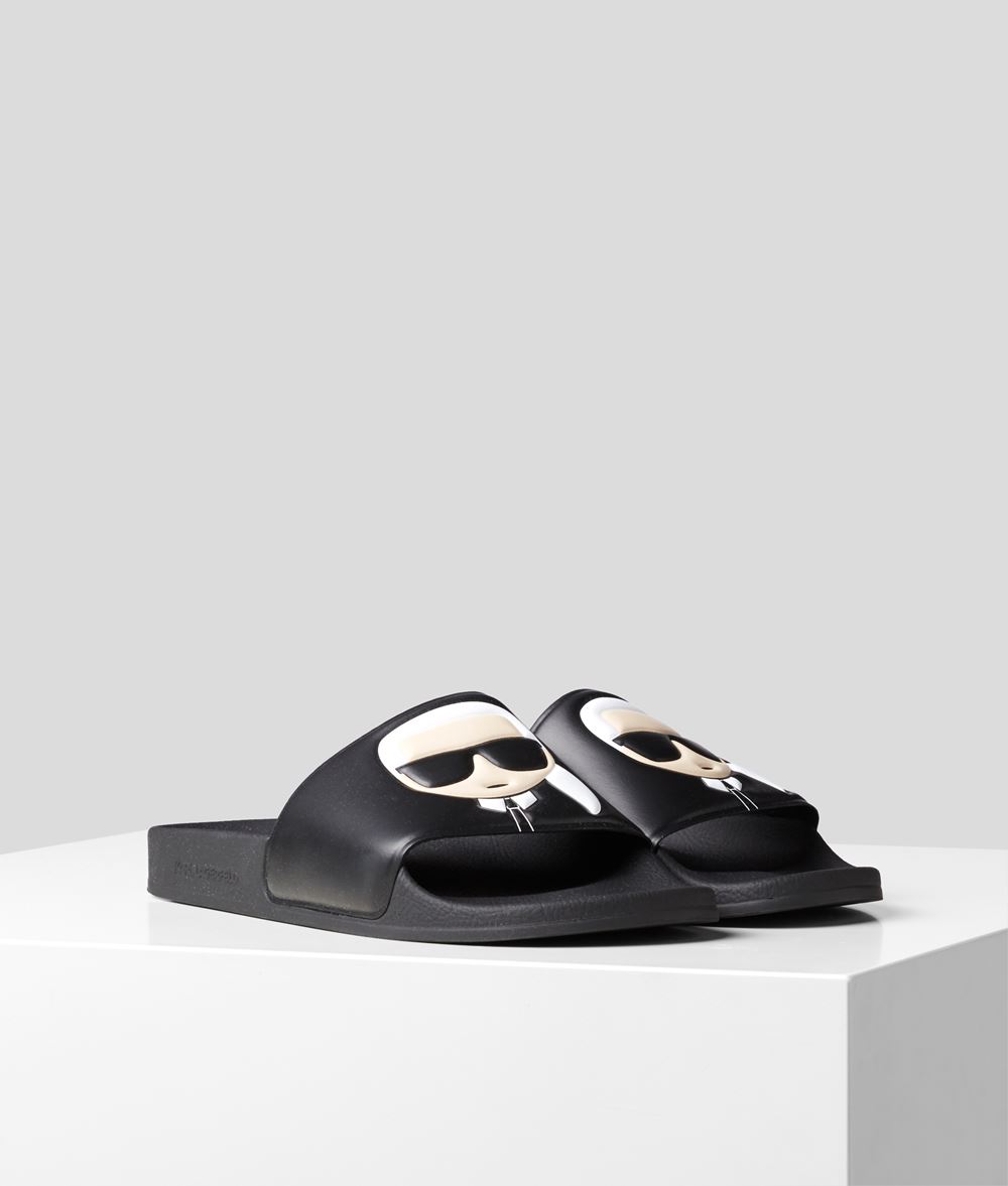 KARL LAGERFELD Kondo Karl Ikonik Slide Sandal Man f