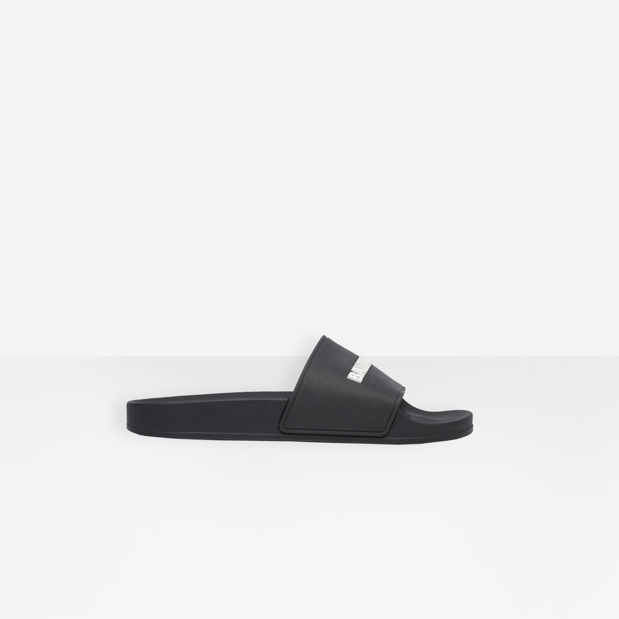 Piscine Slide Sandals BLACK / WHITE for 