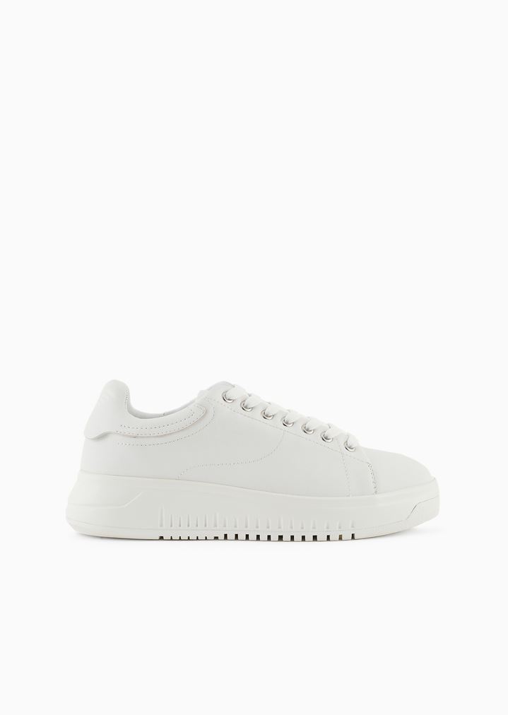 Sneakers in nappa leather with high sole Sneakers in nappa leather with high sole