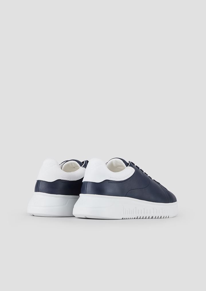 Napa leather sneakers with thick sole Napa leather sneakers with thick sole