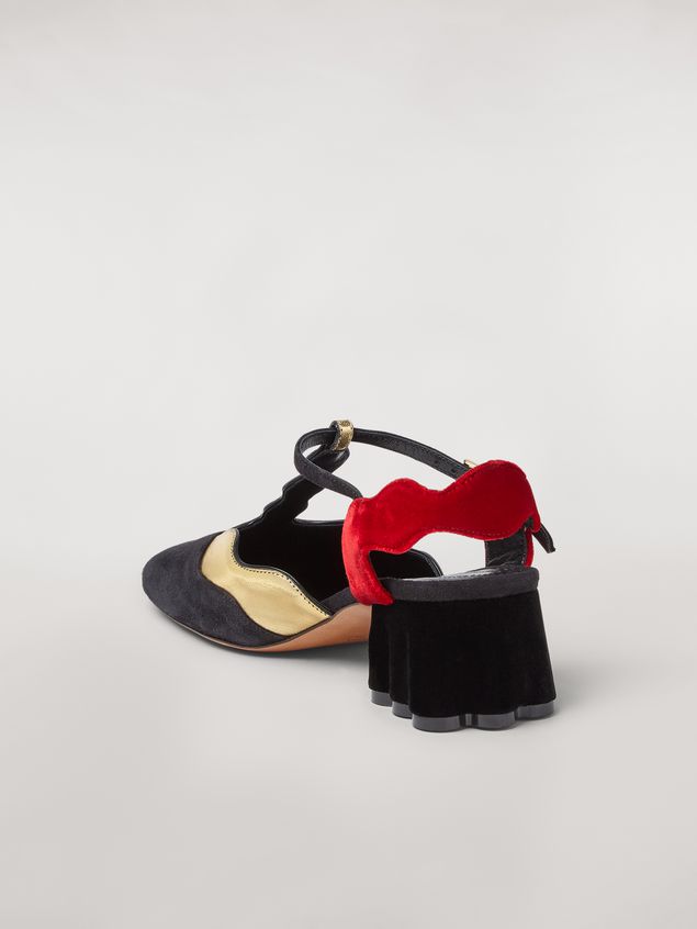Slingback-Schuhe Marni Slingbacks TEATRO aus Wildleder Damen