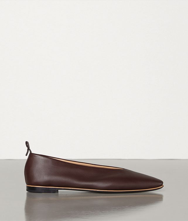 BOTTEGA VENETA ALMOND TOE FLATS IN NAPPA DREAM Flat Woman fp