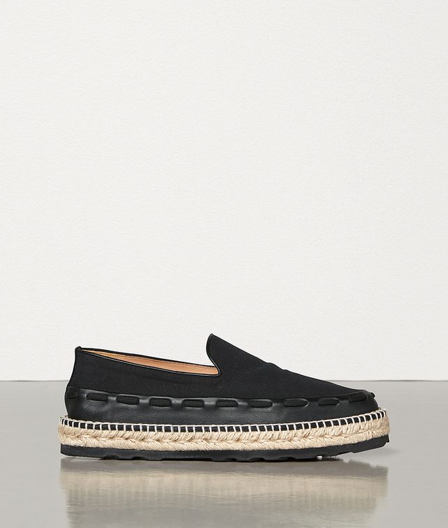 BOTTEGA VENETA ESPADRILLES IN CANVAS AND CALFSKIN Espadrilles Man fp