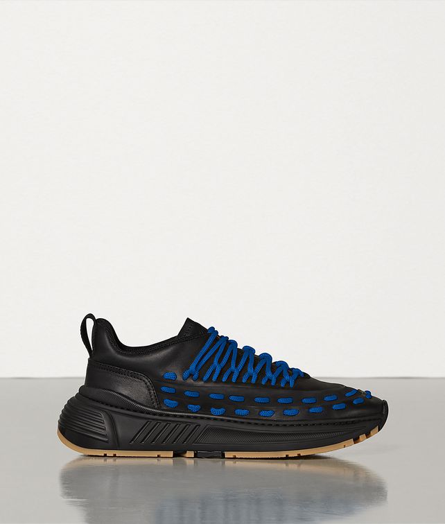 BOTTEGA VENETA LACE-UP SPEEDSTER TRAINERS IN STORM CUIR Trainers Man fp