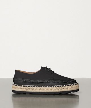 ESPADRILLES IN CANVAS AND CALFSKIN