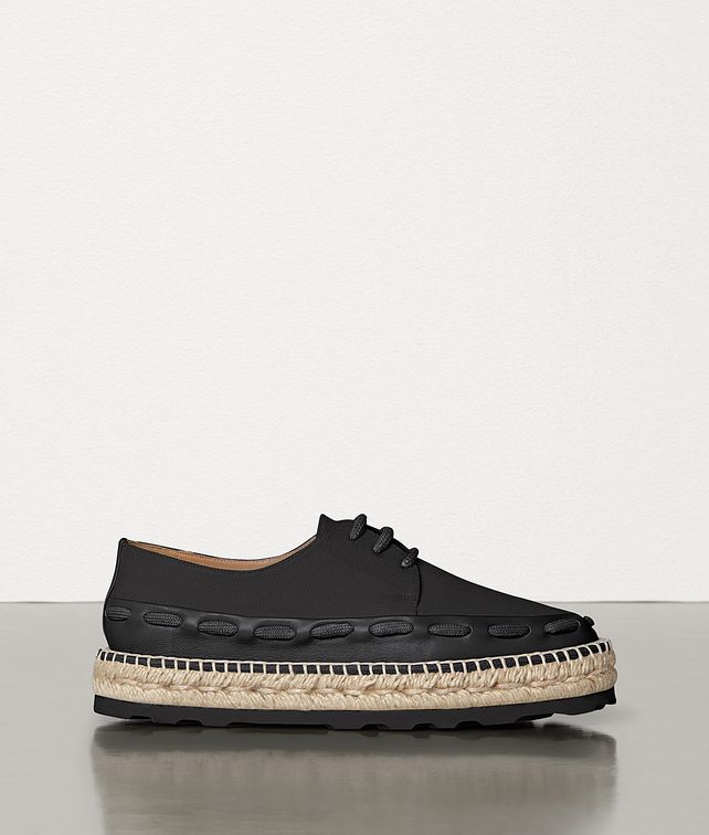 BOTTEGA VENETA ESPADRILLES IN CANVAS AND CALFSKIN Espadrilles Woman fp