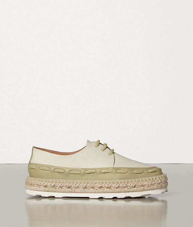 BOTTEGA VENETA ESPADRILLES IN CANVAS AND CALFSKIN Espadrilles Woman fp