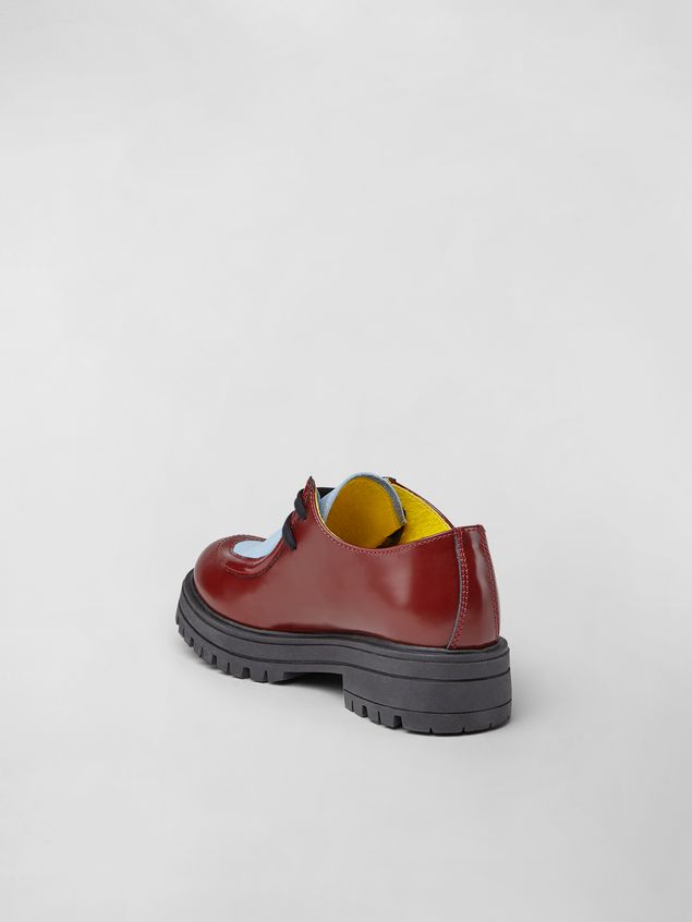 Moccasin Marni Two-tone calfskin Derby Woman