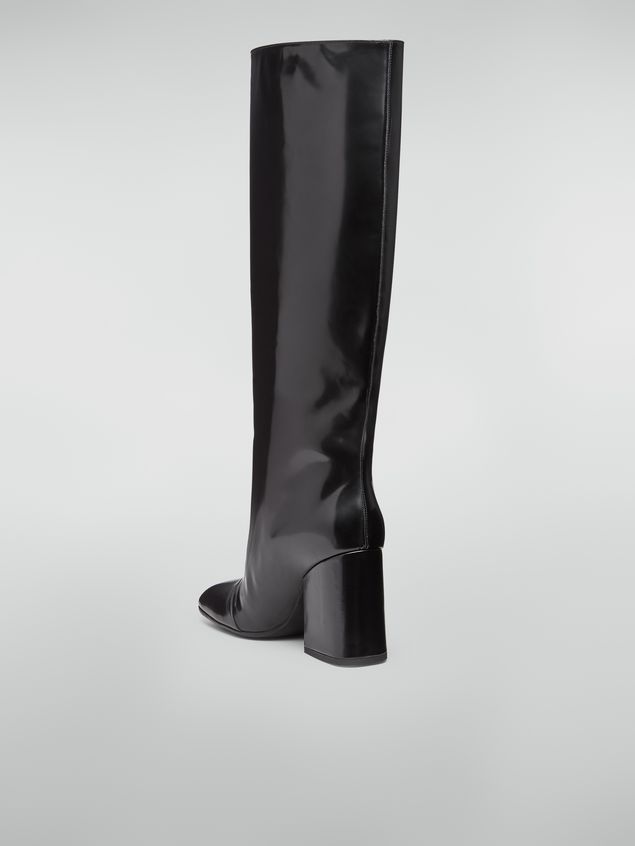 Boots Marni Pipe-shaped boot in leather trousers effect Woman