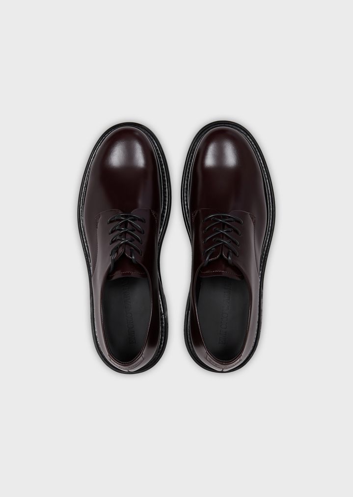 Derby de piel desgastada Derby de piel desgastada