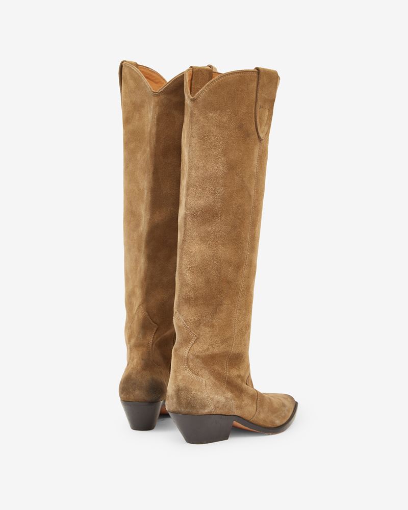 isabel marant suede knee high boots