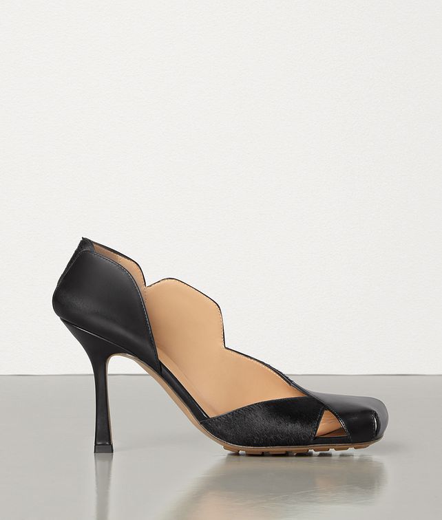 BOTTEGA VENETA PUMPS IN SHINY CALF LEATHER AND PONY LUX Pump Woman fp