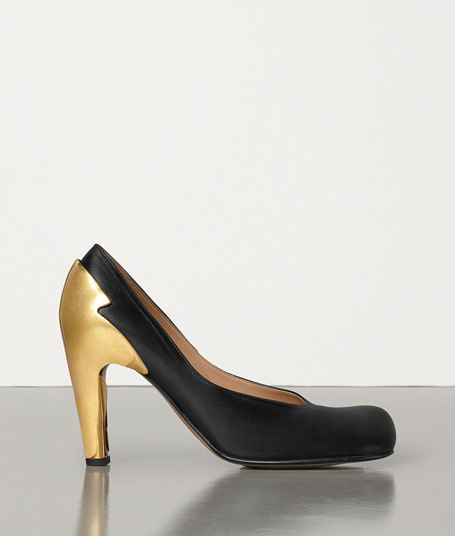 BOTTEGA VENETA BLOC PUMPS IN SHINY CALFSKIN Pump Woman fp