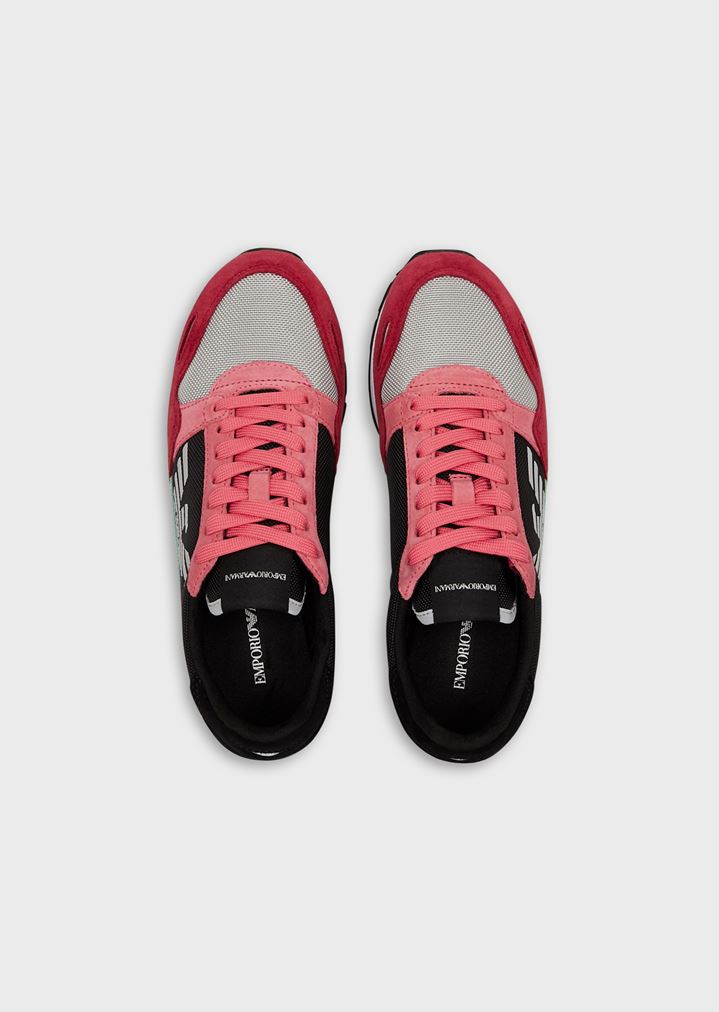 Patchwork sneakers with suede details Patchwork sneakers with suede details