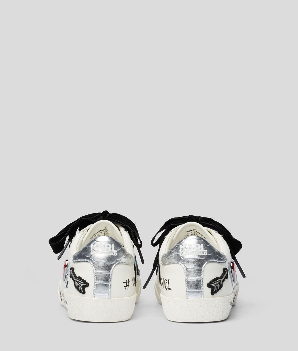 KARL LAGERFELD Skool Jewel Badge Sneaker Sneakers Woman d