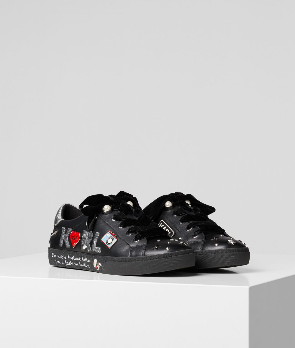 KARL LAGERFELD Skool Jewel Badge Sneaker Sneakers Woman f