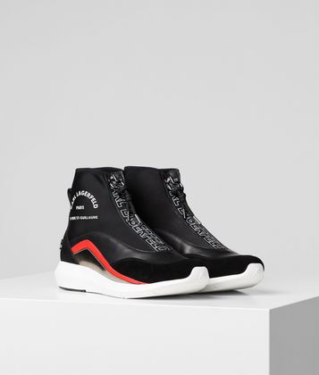 KARL LAGERFELD VITESSE NEO SOCK ZIPPED BOOT