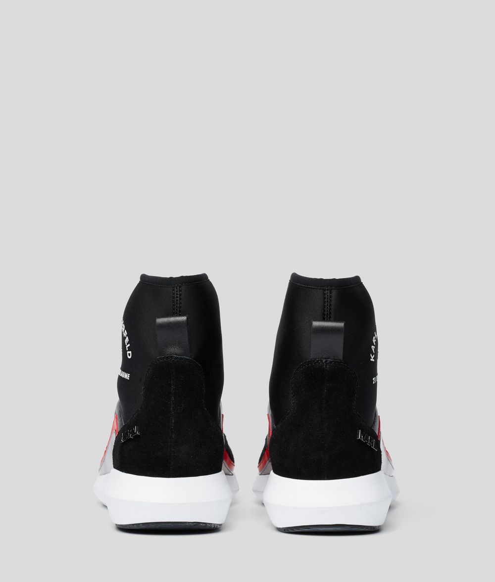 KARL LAGERFELD Vitesse Neo Sock Zipped Boot Sneakers Woman d