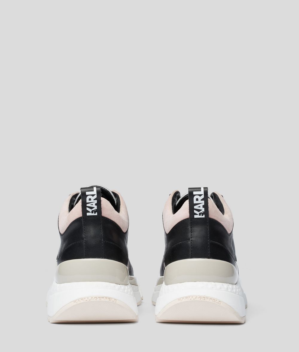 KARL LAGERFELD Aventur Lux Leather Runner Sneakers Woman d