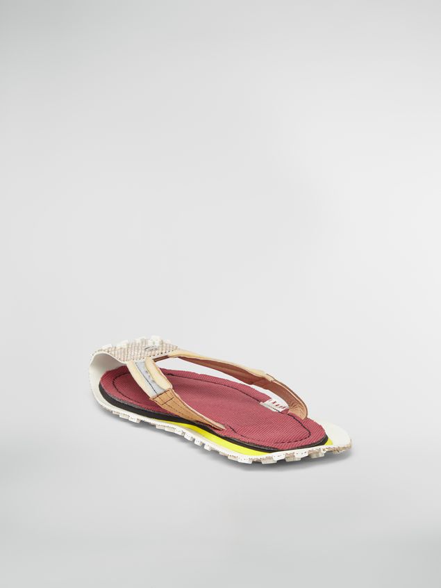 Sandals Marni Sandal in nylon and suede Man