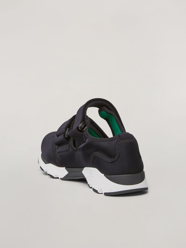 Sneakers Marni Strap sneaker in techno fabric black Woman