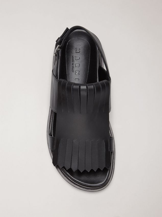 marni fringed fussbett sandals