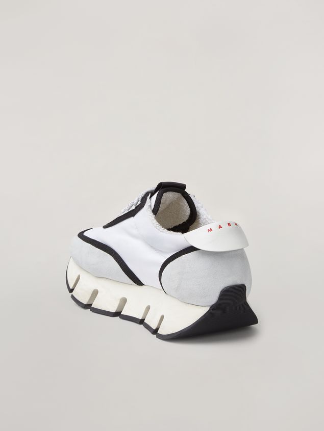 Sneakers Marni BIG CUT Marni sneaker in scuba fabric white and black Woman