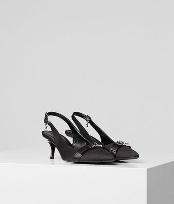 KARL LAGERFELD MANOIR SLING BACK KITTEN HEEL KARL LAGERFELD MANOIR SLING BACK KITTEN HEEL