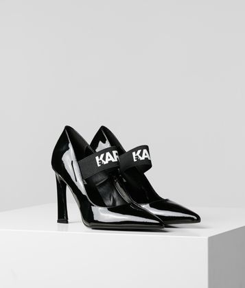 KARL LAGERFELD VENETO COURT STRAP HEEL KARL LAGERFELD VENETO COURT STRAP HEEL