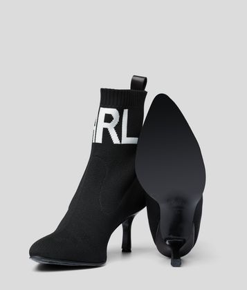 KARL LAGERFELD PANDORA KNIT CUFF BOOT KARL LAGERFELD PANDORA KNIT CUFF BOOT
