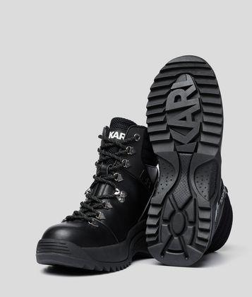 KARL LAGERFELD QUEST CROSS LACE-UP BOOTS KARL LAGERFELD QUEST CROSS LACE-UP BOOTS