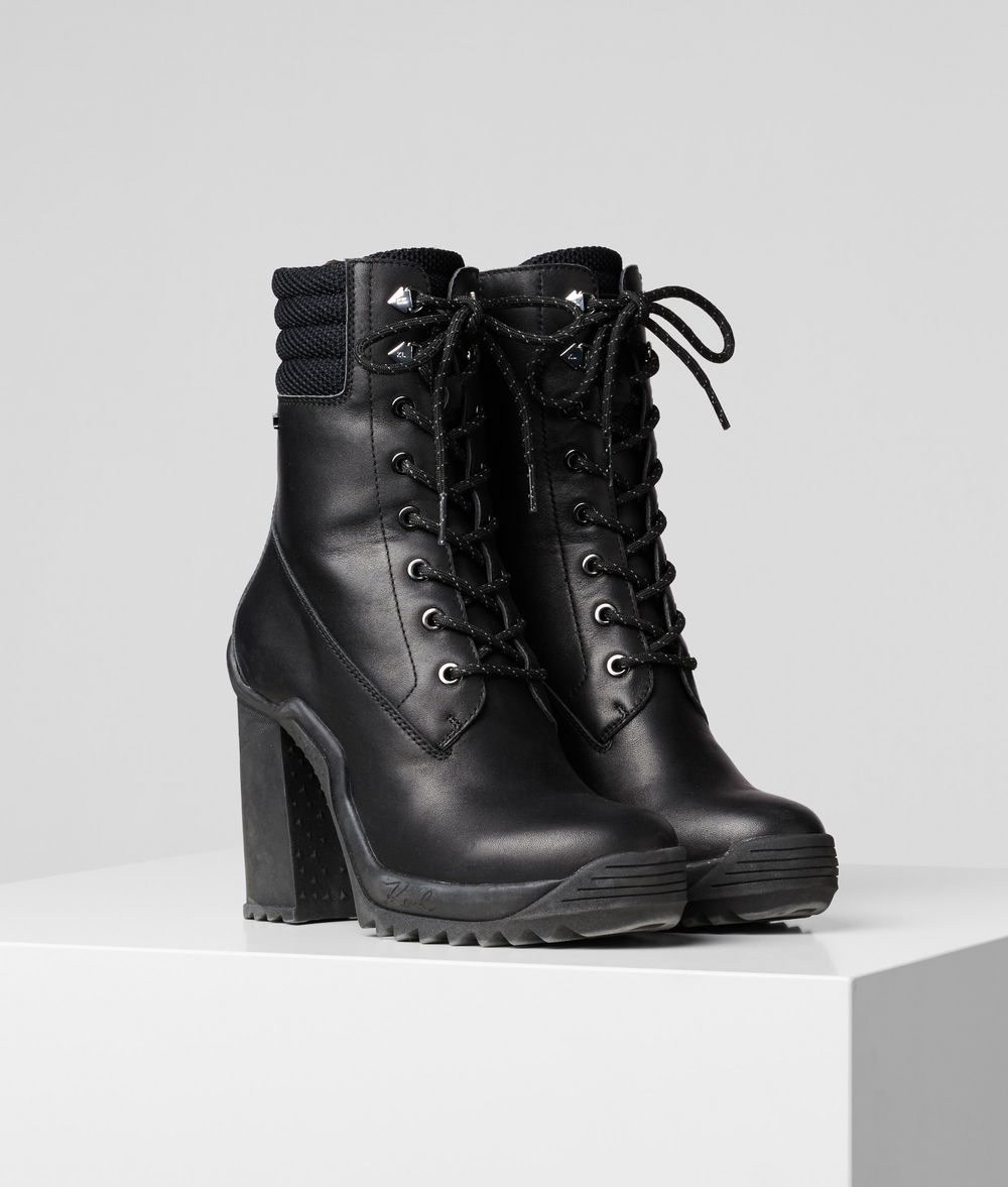 KARL LAGERFELD Voyage III Ankle Lace Boot Boots Woman f