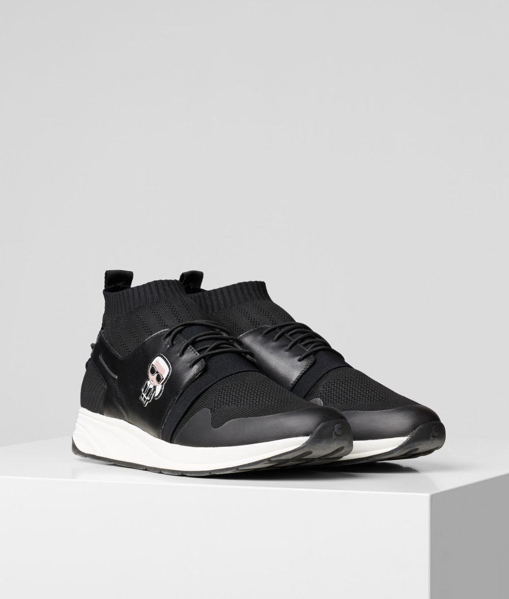 KARL LAGERFELD VEKTOR IKONIK MID KNIT SNEAKER Sneakers Man f