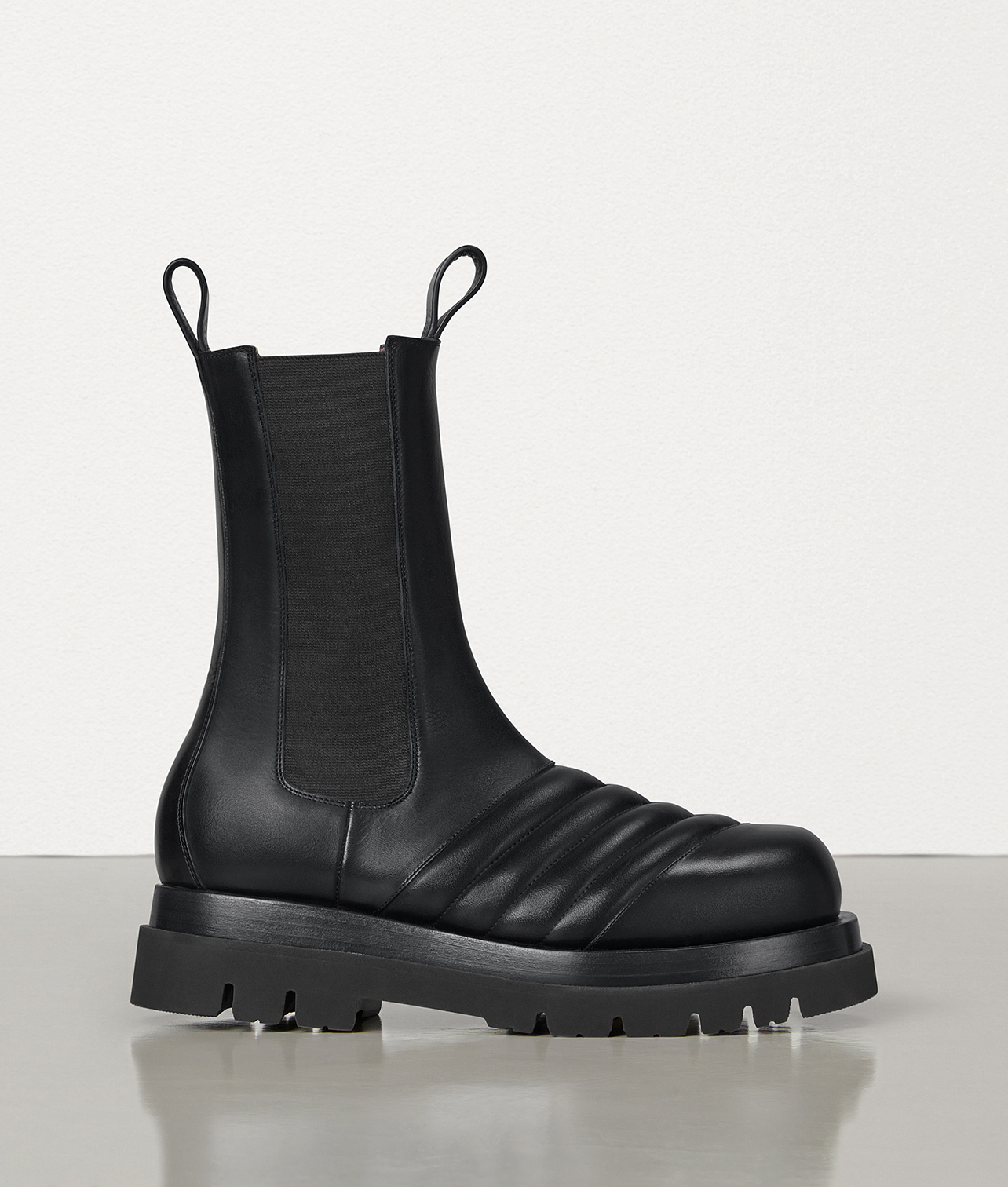 Bottega MID CALF BOOTS IN STORM CUIR