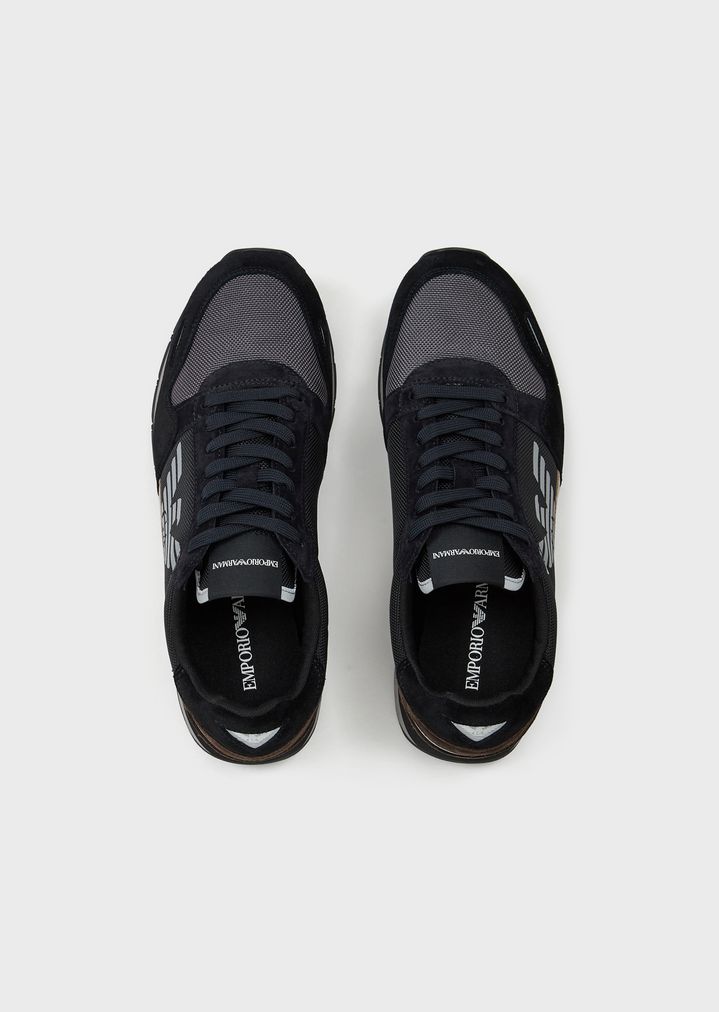 Suede sneakers with side logo Suede sneakers with side logo