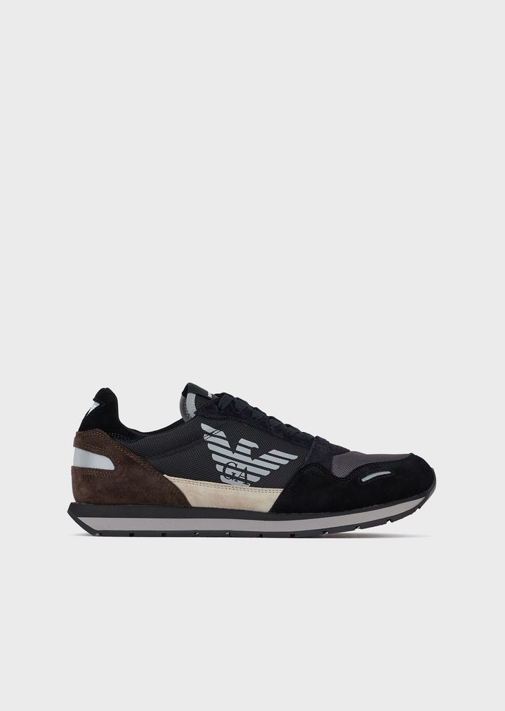 Suede sneakers with side logo Suede sneakers with side logo