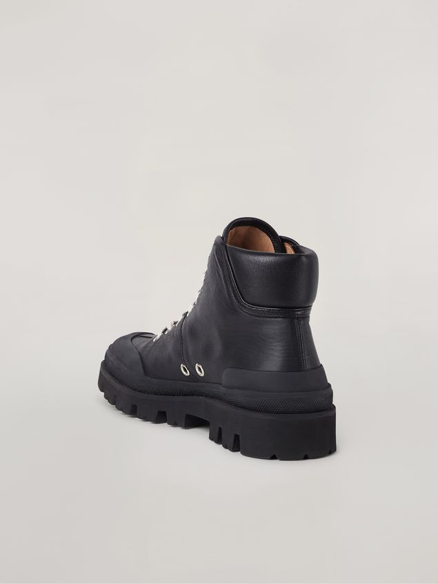 Ankle Boot Marni Bootie in lightweight nappa leather with rubber edges Man