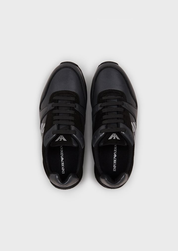 Iridescent leather sneakers Iridescent leather sneakers